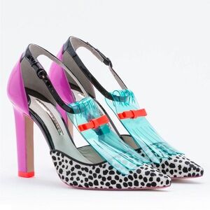 Sophia Webster Verity Polka Sandal Plum